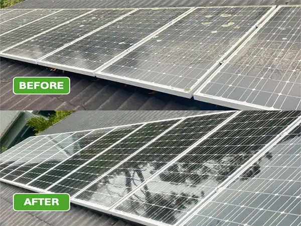 solar panel washing